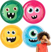 Magic Gel Cooling Pads voor kinderen - 4 kleine cold pack monsters met elastische band - zeg vaarwel tegen pijntjes met het koude en warme kompres - niet-giftig en veilig en ook voor verstandskiezen