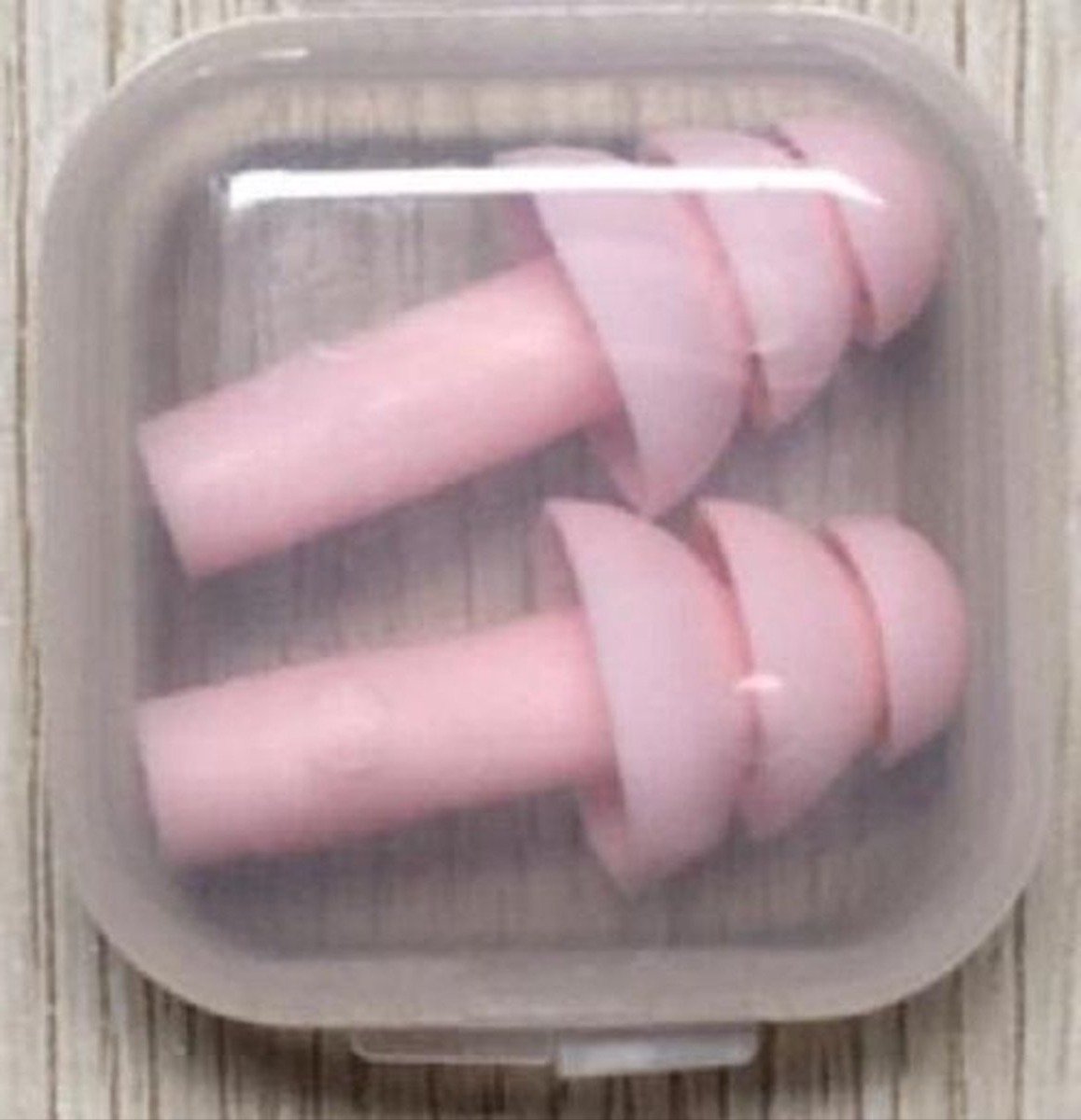 Goedkoopste 2 Paar oud Roze oordoppen - 4 stk Zachte siliconen - Universeel en ideaal voor reizen en slaap - Nachtrust - Goed Slapen - Op maat Knippen - van Heble®