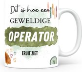 Mok bedrukken met beroep Operator