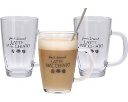 Hanse Stilwerft Glas Milano Long 6er Set, 450ml Füllmenge, für Heiß