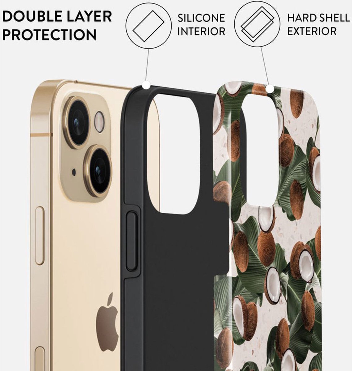 Burga Tough Case Apple iPhone 13 Coconut Crush