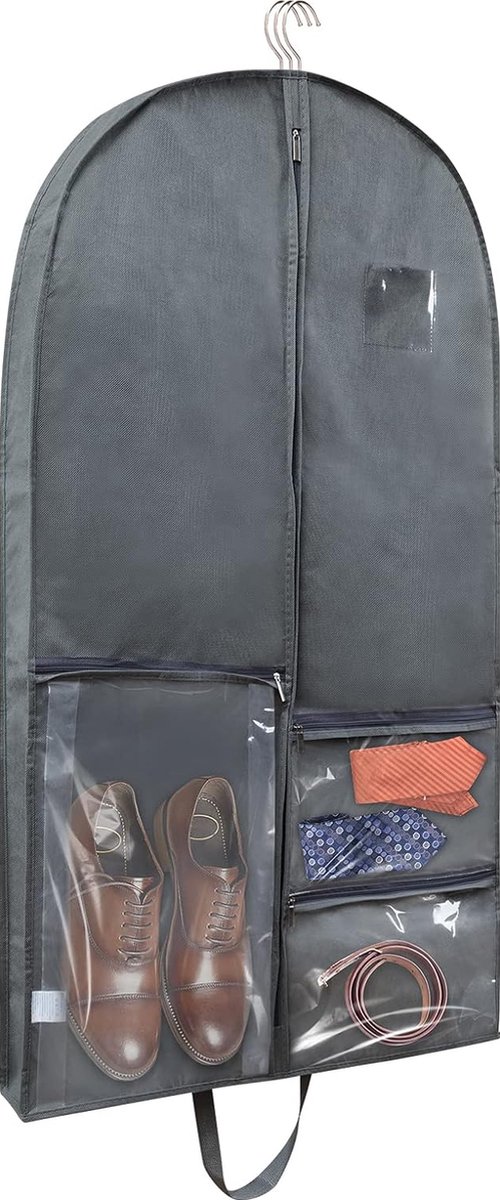 2 Housses Pliantes Pour Vêtements - Imperméables, Anti-mites, Avec Fenêtre Transparente
