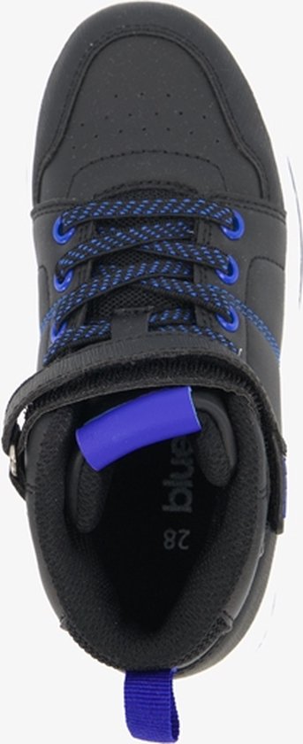 Blue Box hoge jongens sneakers zwart/blauw - Maat 29 - Uitneembare zool