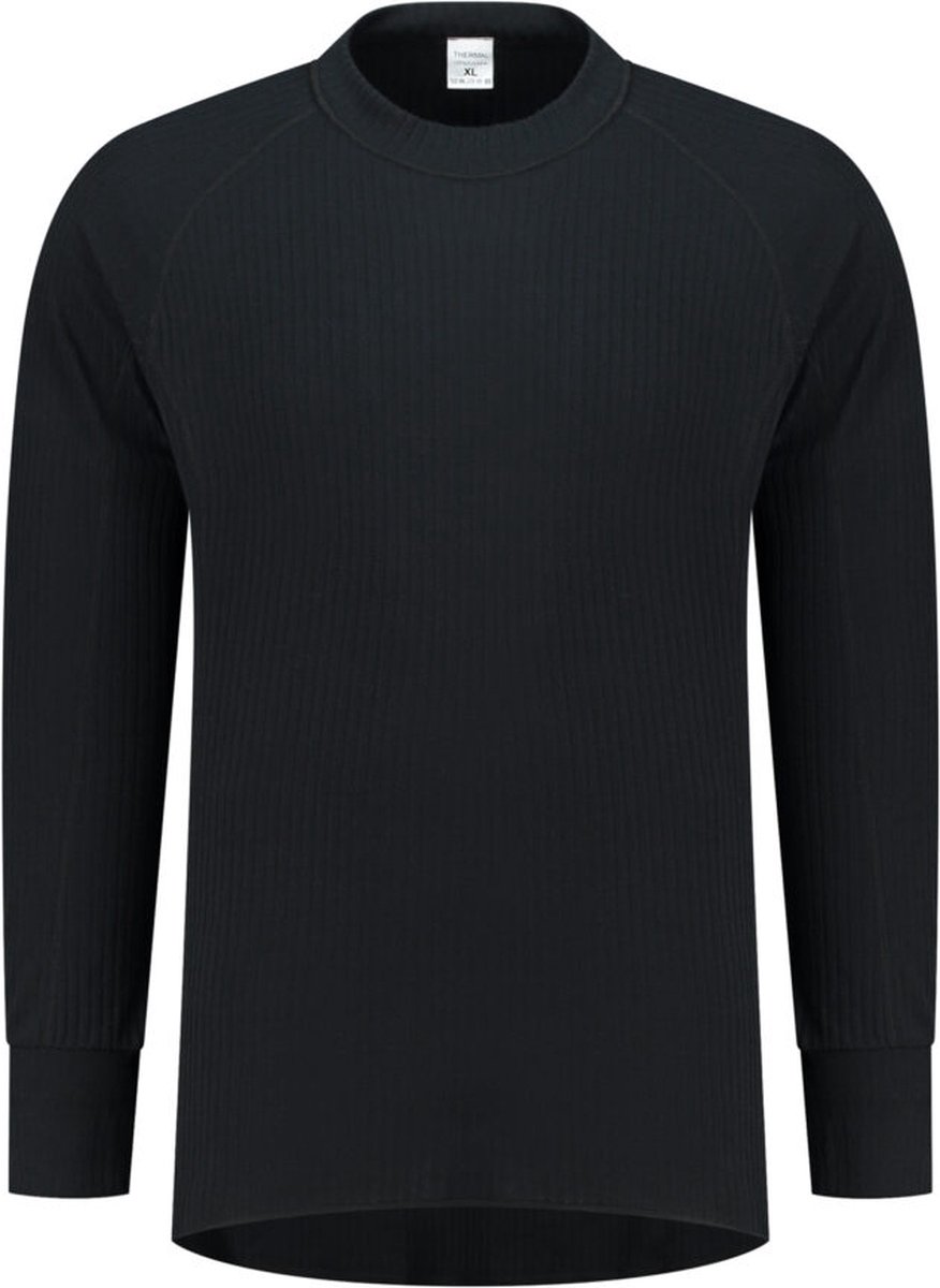 JS Thermoshirt lange mouw - Zwart - Maat 4XL