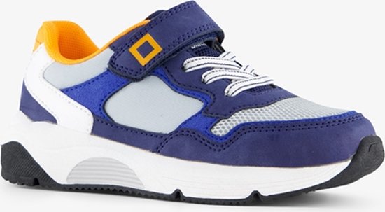Blue Box jongens sneakers blauw/oranje - Maat 36 - Uitneembare zool
