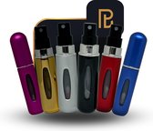 PerfumeBuddy - The Mini Brothers® - Parfum Verstuiver - 6-PACK - 5ML - Navulbaar - Reisflesje - Mini Parfum Flesje - Parfum Verstuiver Navulbaar