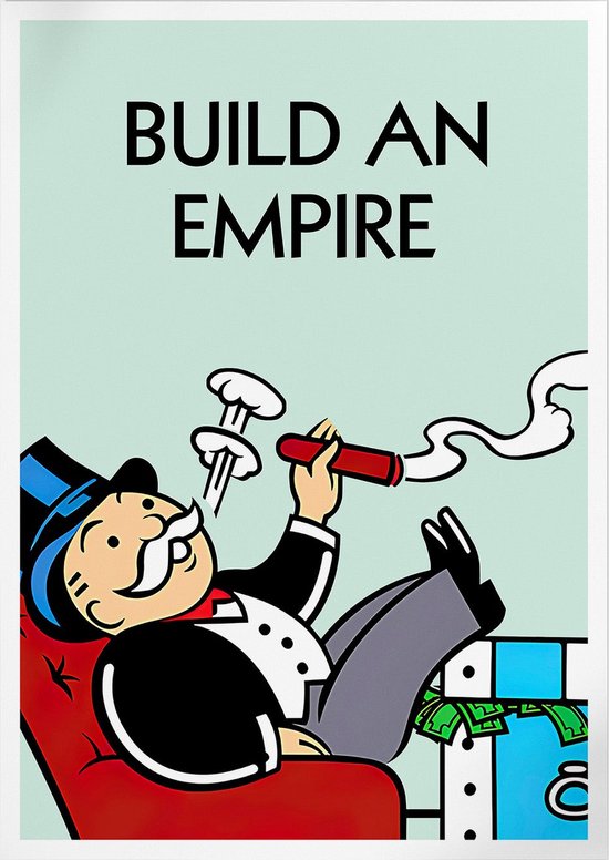 Construire un Empire (Monopoly) | Affiche | L2 : 50 x 70 cm