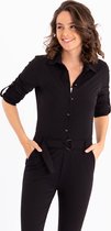 Blauwe Jumpsuit van Je m'appelle - Dames - Travelstof - Maat 40 - 6 maten beschikbaar