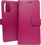 Portemonnee Book Case Hoesje Geschikt voor: Samsung Galaxy S20 Plus roze