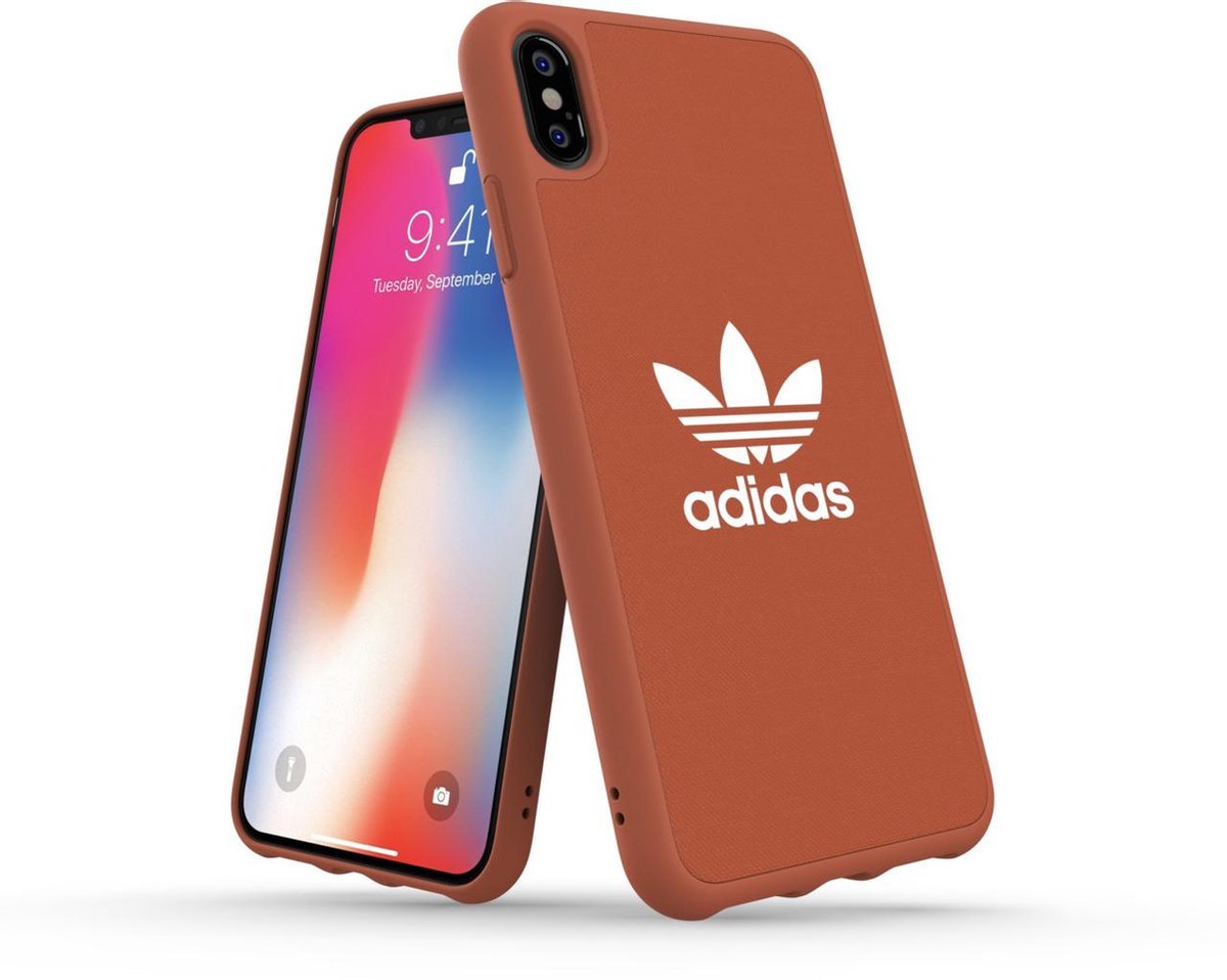adidas Originals Moulded Case CANVAS hoesje iPhone XS Max - Oranje