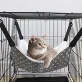 Kleine huisdier kooi hangmat, zacht pluche opknoping huisdier kat hangmat bed met verstelbare riemen & metalen haken voor katten fret puppy kleine dieren