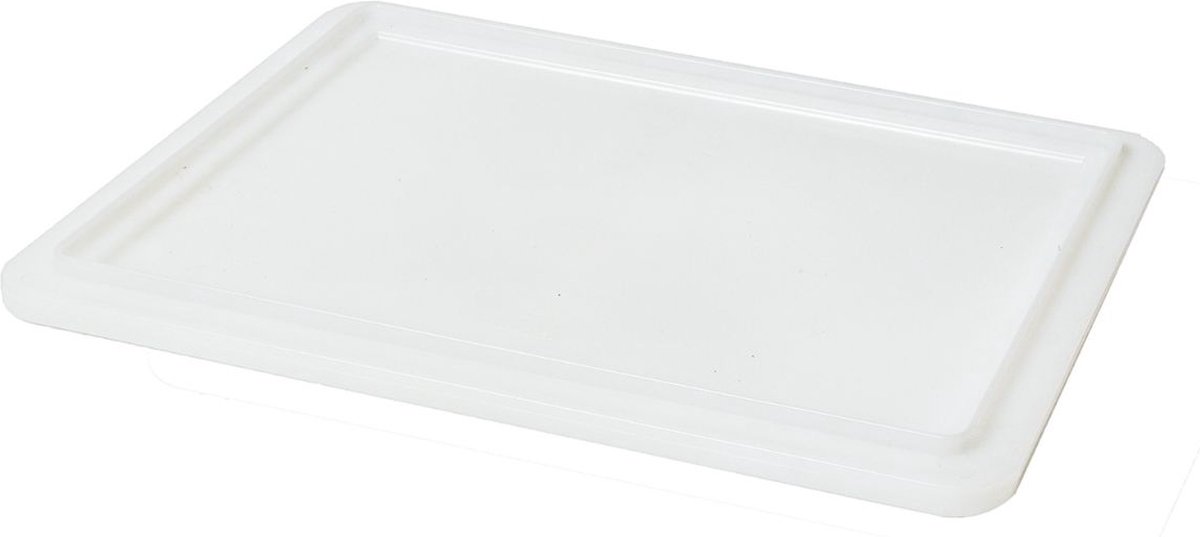 Deksel voor deegkrat - Pizza deegbak deksel 40x30cm - Genus Dei wit