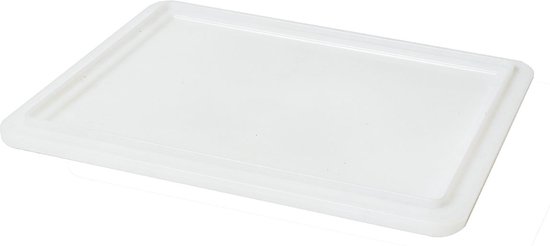 Deksel voor deegkrat - Pizza deegbak deksel 40x30cm - Genus Dei wit