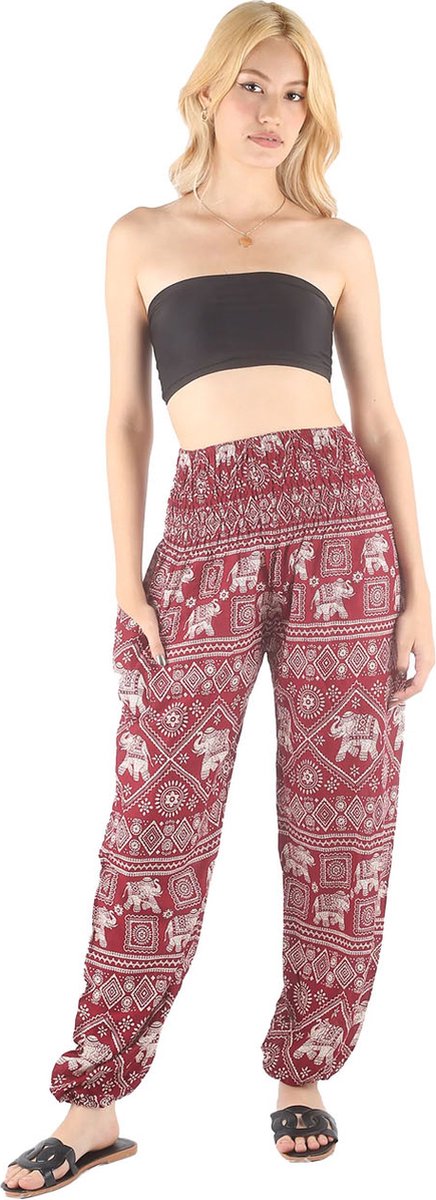 LOUNGE BOHO BROEK Vrouwen Harem Broek Losse Broek Petite tot Grote Maten Boho  Broek Meisjes Festival Broek Lounge Comfy Balloon Broek -  België