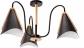 TooLight Hanglamp APP605-3C - E27 - 3 lichtpunten - Zwart