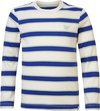 Noppies Boys Tee Davenport long sleeve stripe Jongens T-shirt - Whisper White - Maat 116