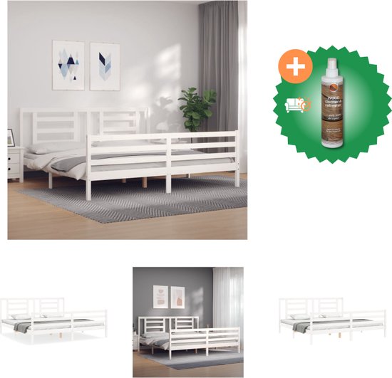VidaXL Bedframe - 100 - Bed - Inclusief Houtreiniger en verfrisser