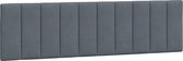 vidaXL-Coussin tête de lit-180 cm-velours-gris foncé