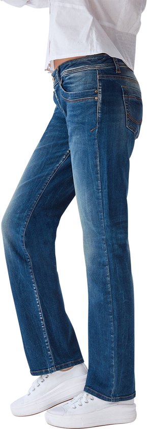 LTB Dames Jeans Broeken Valentine regular/straight Fit Blauw 28W / 32L Volwassenen Denim Jeansbroek