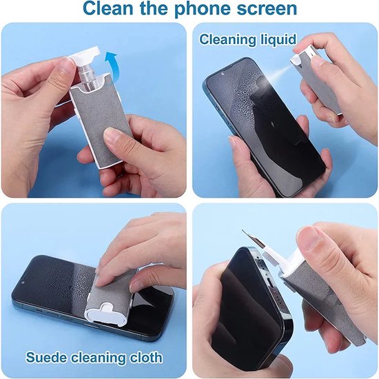 5in1 Airpods Cleaner - Screen Cleaner - Apple Reinigingstool - Smartphone Cleaner - Airpods Reinigingstool - Navulbaar - ICleaner - Merkloos