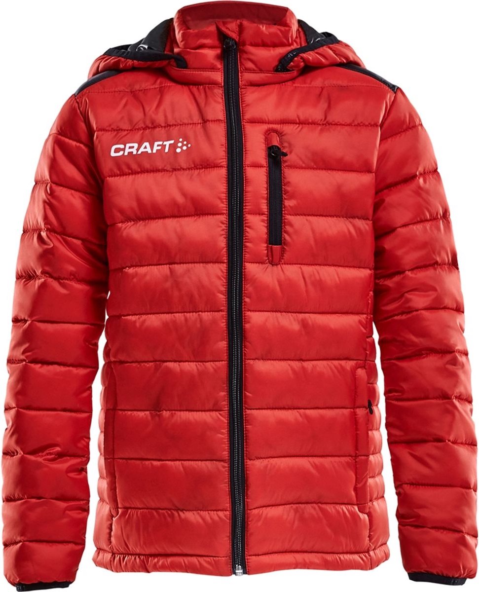 Craft Isolate Donsjas Met Kap Kinderen - Rood | Maat: 146/152
