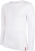 Undiemeister - T-shirt - T-shirt heren - Slim fit - Longsleeve - Gemaakt van Mellowood - Ronde hals - Chalk White (wit) - Anti-transpirant - XS