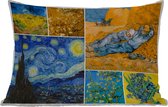 Buitenkussens - Tuin - Van Gogh - Sterrennacht - Collage - 50x30 cm