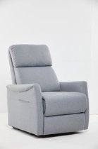 Finlandic Electric fauteuil relax et debout F-601 gris clair - jusqu'à 100 kg de poids utilisateur - entre 1,62 et 1,82 m de hauteur