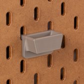 Houder voor schaar of klein gereedschap - Voor Ikea Skadis pegboard - Zilver