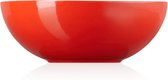 LE CREUSET - Faïence - Saladier Rouge Cerise 24cm