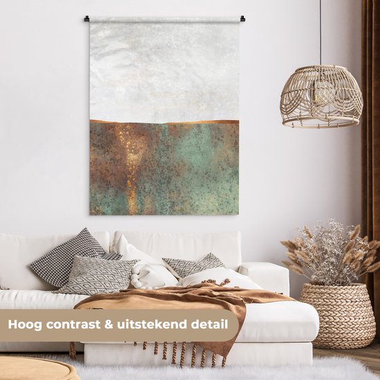 Tapisserie - Tapisserie - Abstrait - Luxe - Or - 90x120 cm - Tapisserie