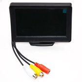 Auto Achteruitrijcamera Wide Graden 4.3 "TFT LCD Kleuren Monitor + Waterdicht Nachtzicht Omkeren Backup 2In1 parking Reve