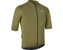 GripGrab - RIDE Fietsshirt Korte Mouwen Zomer Wielrenshirt Cycling Jersey - Olijf Groen - Heren - Maat XL