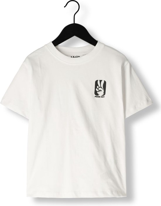 Molo Rodney Polo's & T-shirts Jongens - Polo shirt - Wit - Maat 140