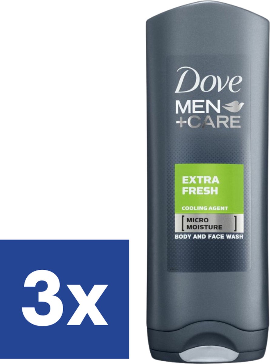 Goedkoopste Dove Douchegel Extra Fresh - 3 x 250 ml
