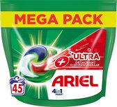 Ariel 4in1 Wasmiddel Pods +Ultra Vlekverwijderaar - 45 Capsules
