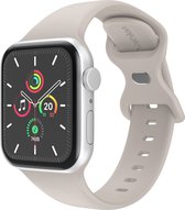 iMoshion Siliconen⁺ bandje voor de Apple Watch Series 1 / 2 / 3 / 4 / 5 / 6 / 7 / 8 / 9 / SE / Ultra (2) - 42 / 44 / 45 / 49 mm - Stone - Maat M/L