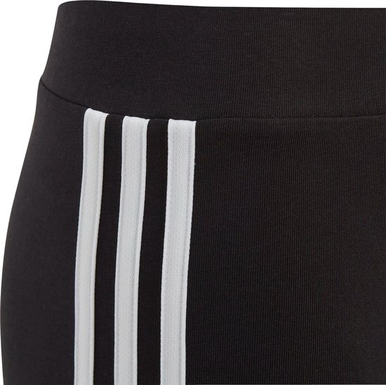 adidas Sportswear Essentials 3-Stripes Katoenen Legging - Kinderen - Zwart- 170