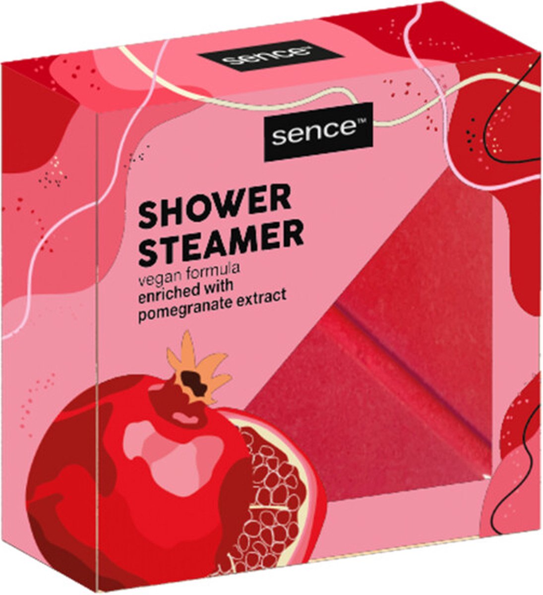 Sence Collection Shower Steamer Pomegranate Planet Love - 3 x 150 gr - Voordeelverpakking