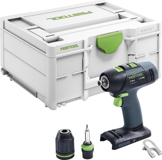 Festool Accu Schroefboormachine T18+3 Basic | bol