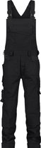 DASSY® Tronix Cotte à bretelles avec stretch et poches genoux - maat 56 - NOIR