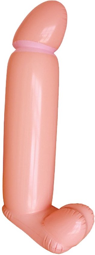 Partychimp Enorme Opblaasbare Piemel Penis 90 CM ! Foute party Vrijgezellenfeest Vrouw Team Bride Vrijgezellenfeest voor bij carnavalskleding Heren Carnavalskleding Dames Carnaval Accessoires Carnaval - 90 cm - Plastic