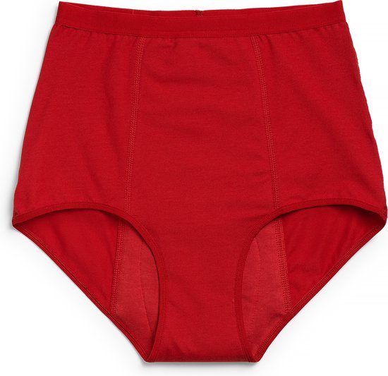 ImseVimse - Imse - menstruatieondergoed - High Waist period underwear - hevige menstruatie - S - eur 36 - rood