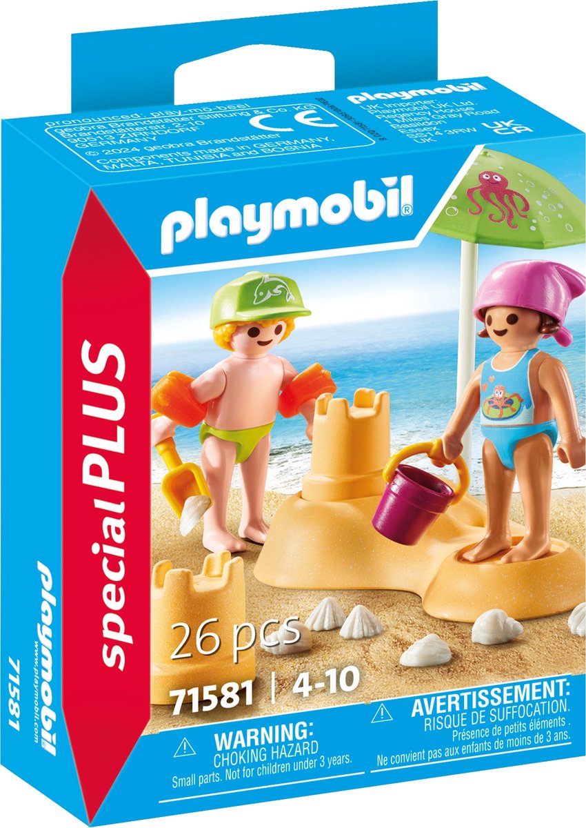 PlayMobil 71581 Kinderen met zandkasteel