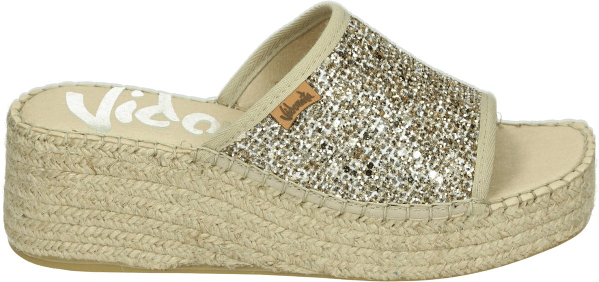 Vidorreta - VINCI - Dames slippers - Kleur: Bruin - Maat: 42