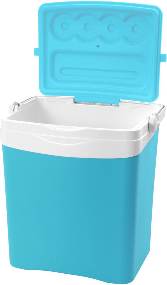 Eda Tropic koelbox - 25 liter - kunststof - blauw - 39 x 29 x 42 cm van EDA — afbeelding 4