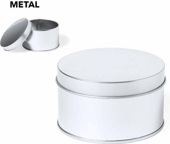 Twee Metalen Blikjes Kunnen Een Mockup Vormen Met Een Deksel Van Zwart En Wit Plastic Zwarte Witte Cover D Rendering Image198285877