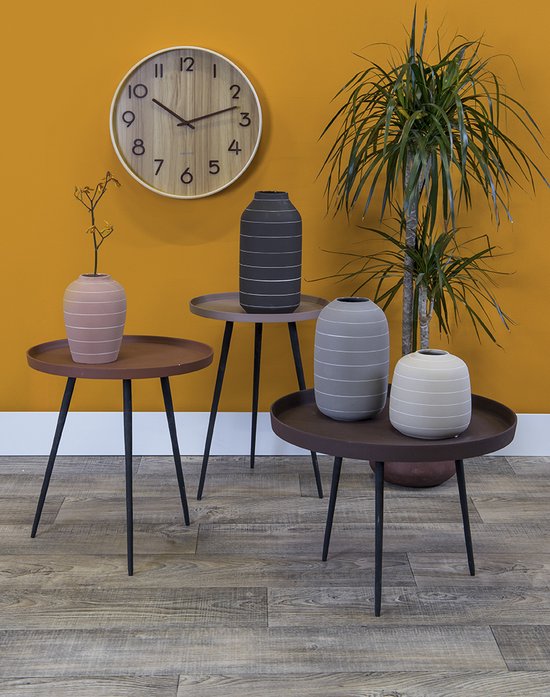 Karlsson Wandklok Pure Wood Grain Mosgroen- 40cm