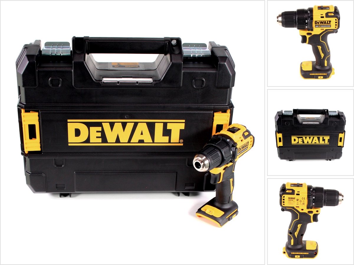 DeWalt DCD 708 NT accuboormachine 18 V Li-Ion Brushless Solo in TSTAK-box - zonder accu, zonder oplader