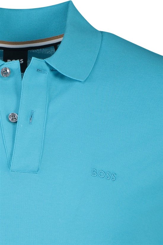 Hugo Boss poloshirt korte mouw blauw